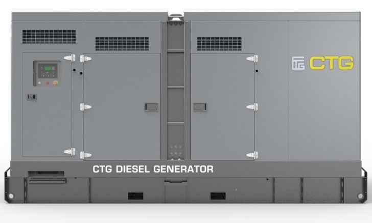 Дизельный генератор CTG 125C в кожухе с АВР