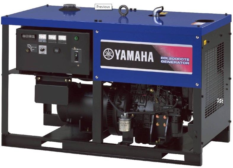 Дизельный генератор Yamaha EDL 20000 TE с АВР